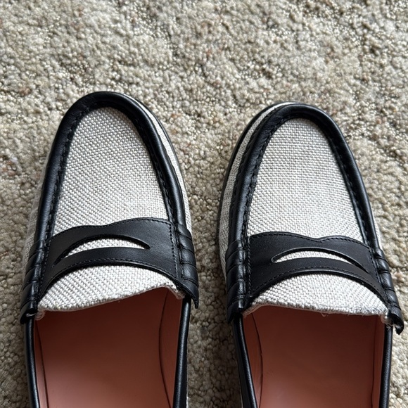 J. Crew Winona Penny Loafers in Spanish Canvas - Picture 6 of 8